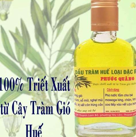 Dầu tràm phước quảng 100ml , đặc sản huế