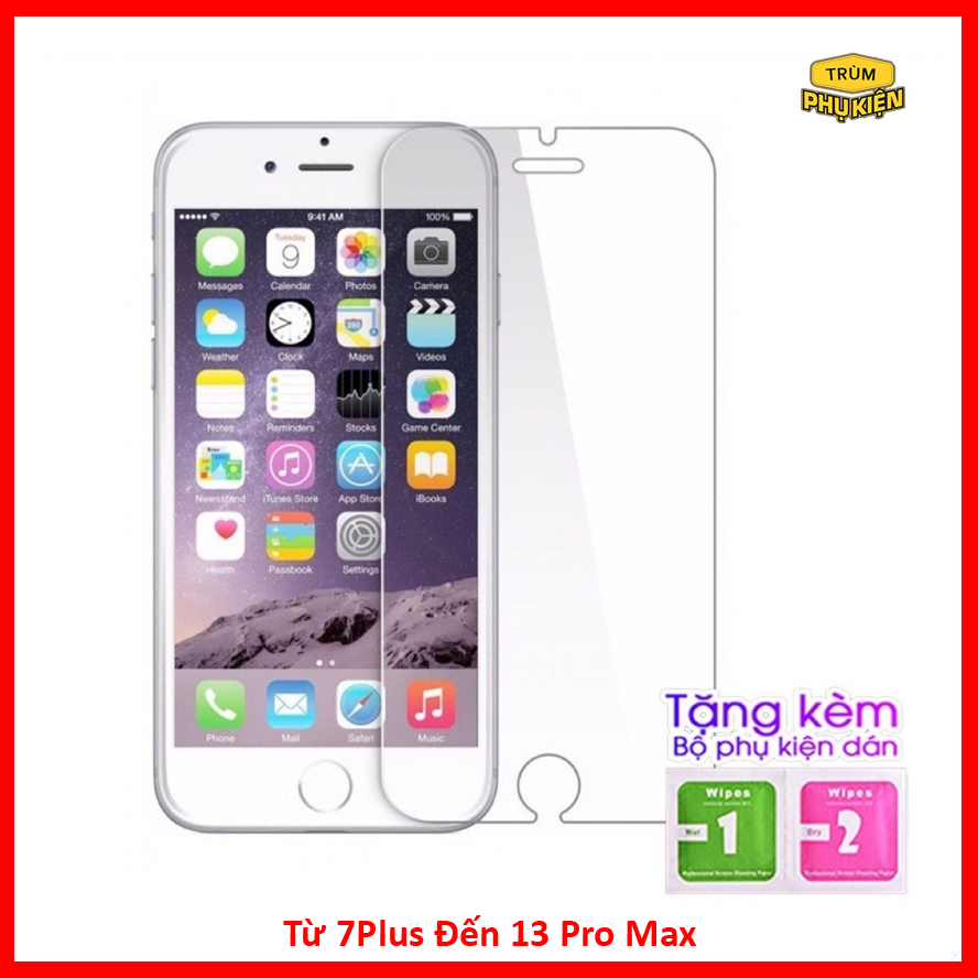Kính cường lực iphone không full iphone 13 pro max 13 12 pro max 12 11 pro max 11 pro 11 xs max x xs xr 8plus 7plus