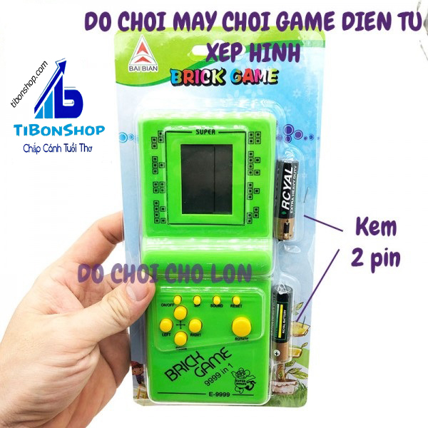 Đồ chơi máy chơi game điện tử xếp gạch, xếp hình - Game Xếp Hình