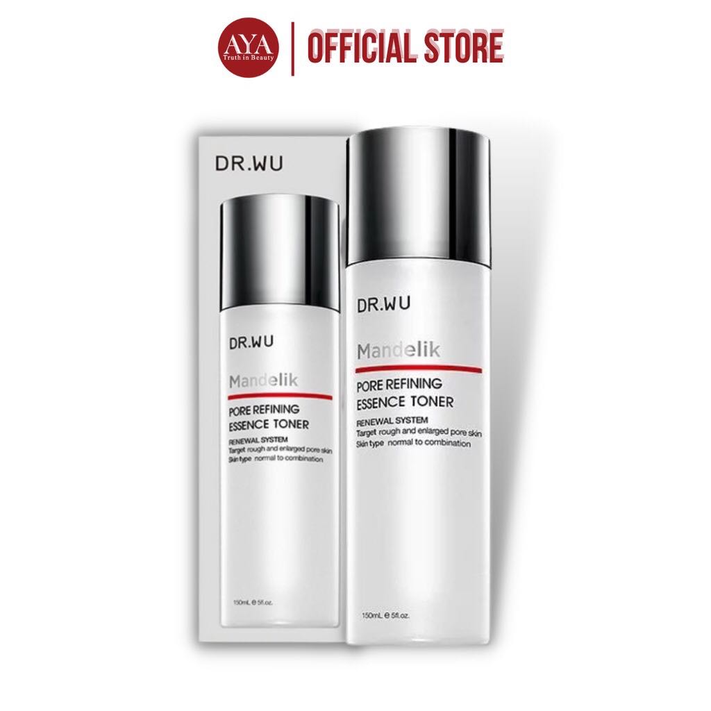 Toner Tái Tạo Da DR.WU Mandelik Acid Pore Refining Essence 150ml Đài Loan