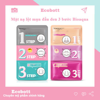 Mặt nạ lột mụn 3 bước Bioaqua hiệu quả dưỡng trắng dưỡng ẩm Ecobot