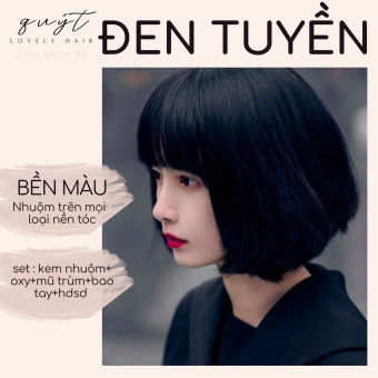 THUỐC NHUỘM TÓC ĐEN TUYỀN- TẶNG OXY