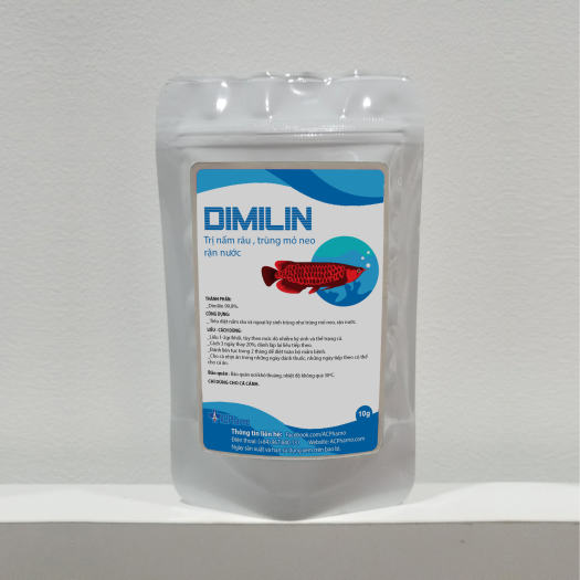 Dimilin diệt nấm râu trùng mỏ neo dành cho cá rồng Thuoc chua dac tri nấm râu ký sinh trên cá rồng  huyết long ngân long ACPharno