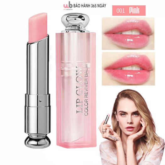 Son Dưỡng Dior 001 Pink Addict Lip Glow,Dòng Son Dưỡng Cao Cấp Mang Đến Sự