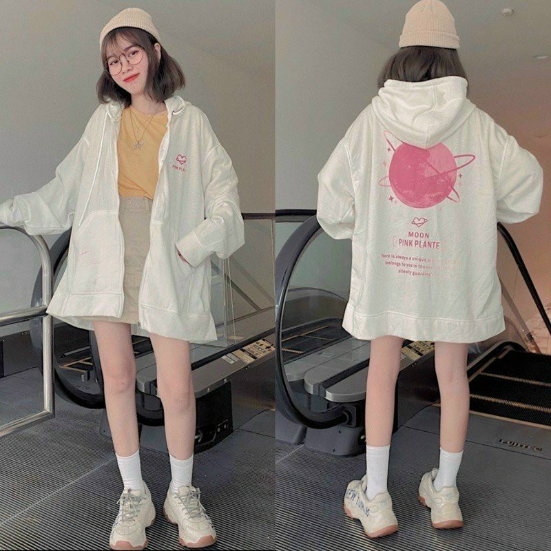 Áo Khoác Nữ Pink Moon Cực Hot Trend Cho Các Bạn Teen Girl Thời Trang Mocara-Fashion