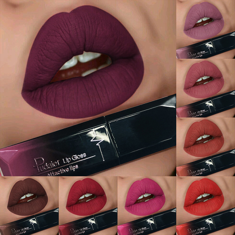 Gambar 21 Color Hot Selling Makeup Matte Liquid Lipstick Color Development Non stick Cup Not Fading Lip Glaze