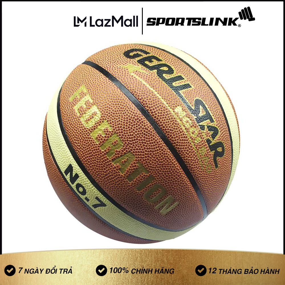 Bóng rổ gerustar size 7 pu 2m federation - dán