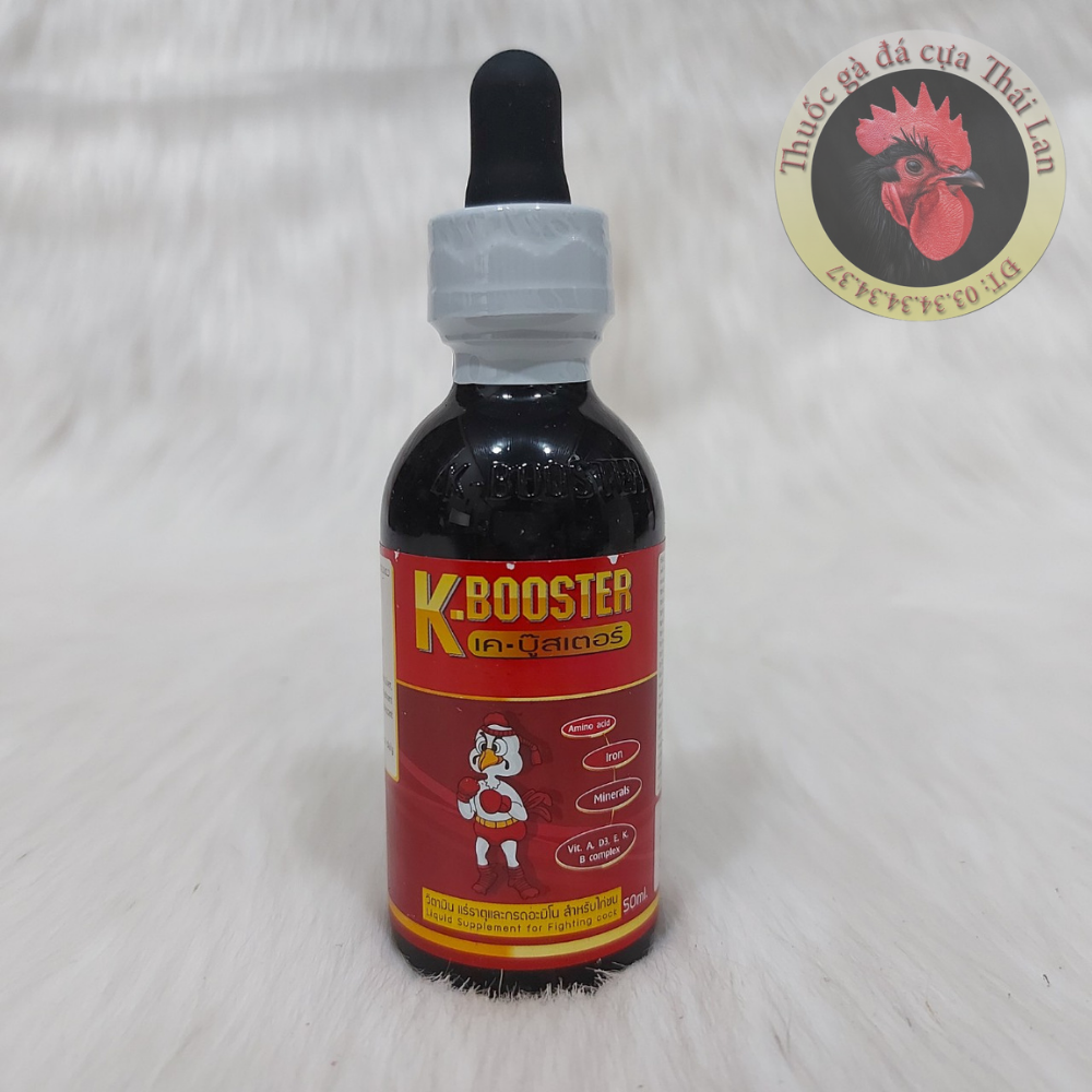 HCM - K-BOOSTER - thuốc gà đá ốm trong - 1 lọ / 50cc - mau lên nước máu , gà mau mập