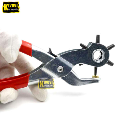Kềm Bấm Lỗ Thắt Lưng/ Kìm Bấm Lỗ Dây Nịt - Kìm Bấm Lỗ Dây Đồng Hồ - Kìm Đục Lỗ Thắt Lưng / Đồ Bấm Lỗ Tròn Đục Lỗ Khoen Đa Năng Cầm Tay - Kivovi