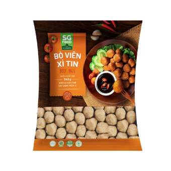 Bò viên xì tin SG Food gói 340g