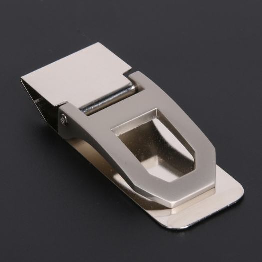 Ví Thép Không Gỉ Có Lỗ Hình Vòng Cung Kẹp Đựng Thẻ Tên