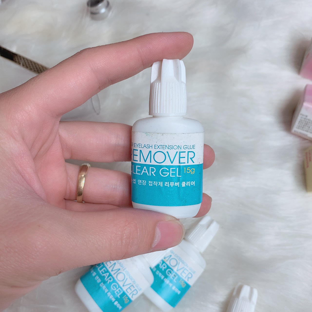 Gel tháo mi xanh remover clear gel, tháo mi nhanh, không cay trùm nail mi