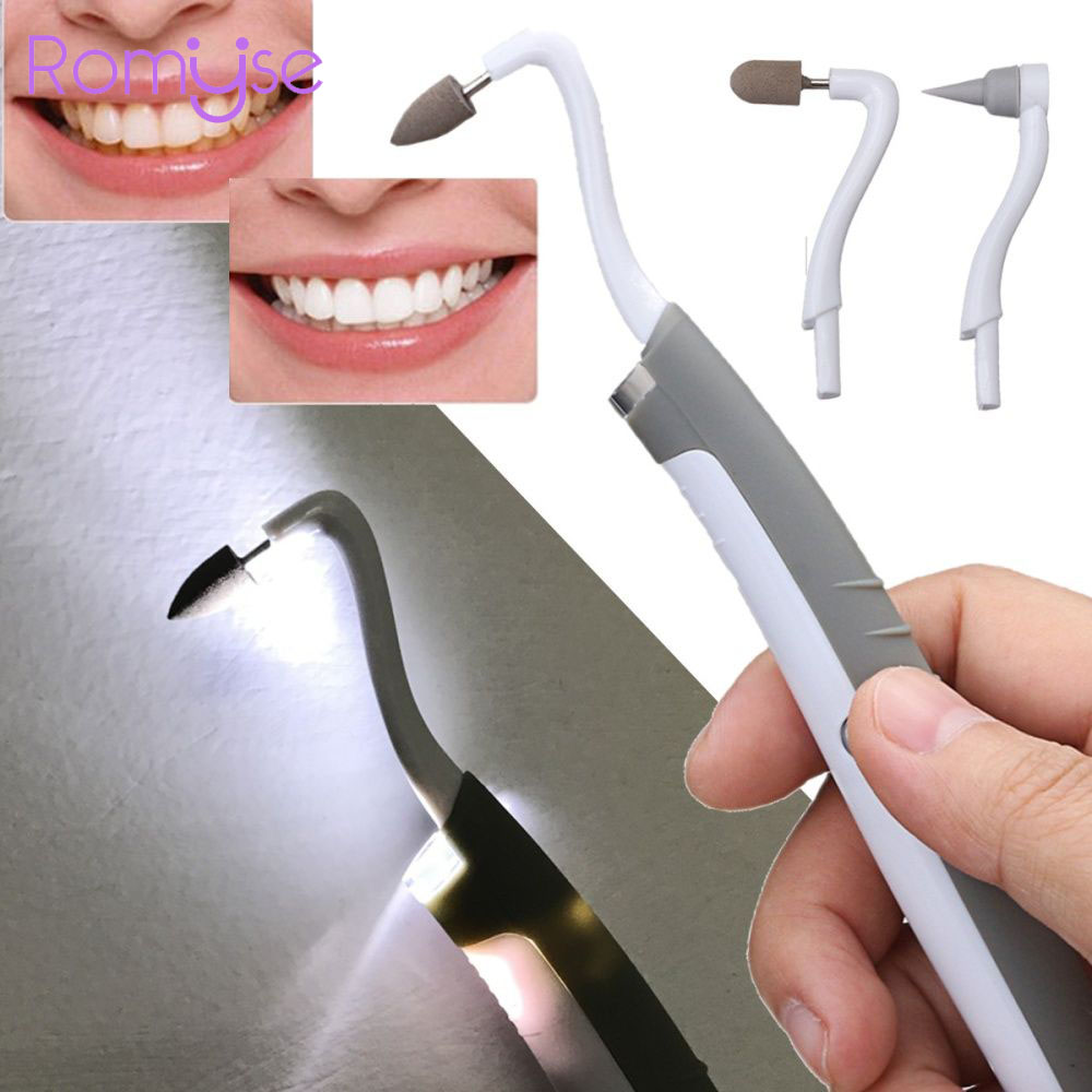 Romyse Máy cạo vôi răng điện đa năng Tẩy vết ố và mảng bám răng miệng Dụng cụ làm trắng răng