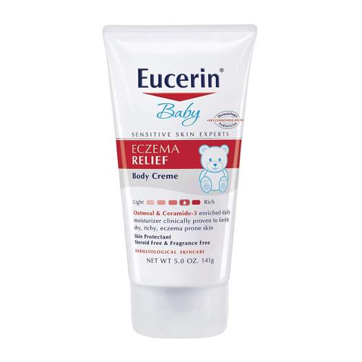 Kem dưỡng ẩm và giảm chàm da cho bé Eucerin baby eczema relief.