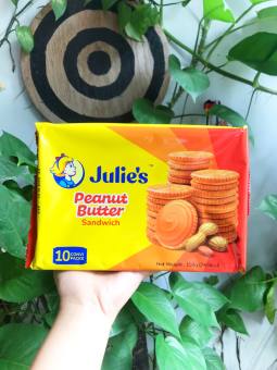 Bánh Quy Julie's Nhân Bơ Đậu Phộng Peanut Butter Sandwich (Gói 150g)