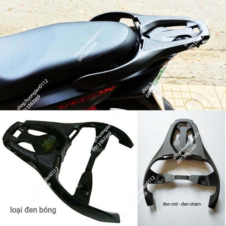 Tay dắt cảng sau xe máy Vision kiểu SH ý nhựa ABS cao câp màu thời trang giá 1 cái