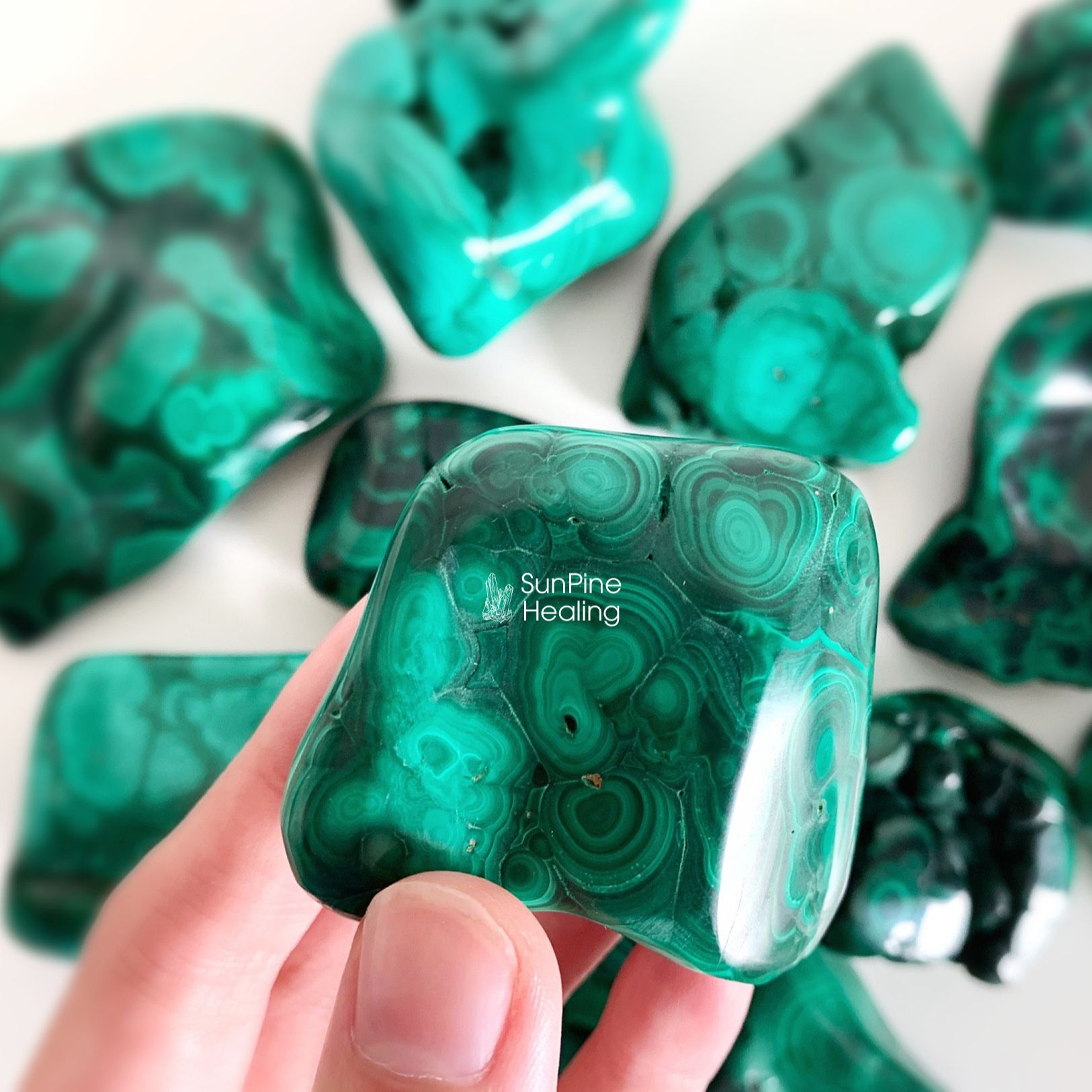 Đá Khổng Tước - Malachite | Đá thiên nhiên, thanh tẩy