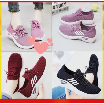 Giày chạy bộ, giày nữa vải 4 sọc tập gym