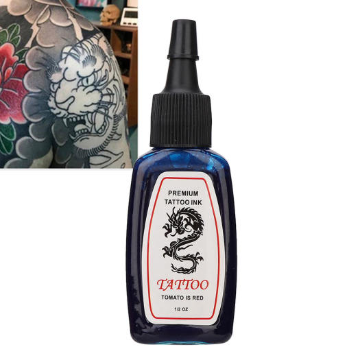 Mực xăm màu xanh dương dung tích 15ml bền màu và lâu trôi - INTL