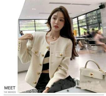 áo khoác dạ nữ dáng ngắn 2 lớp