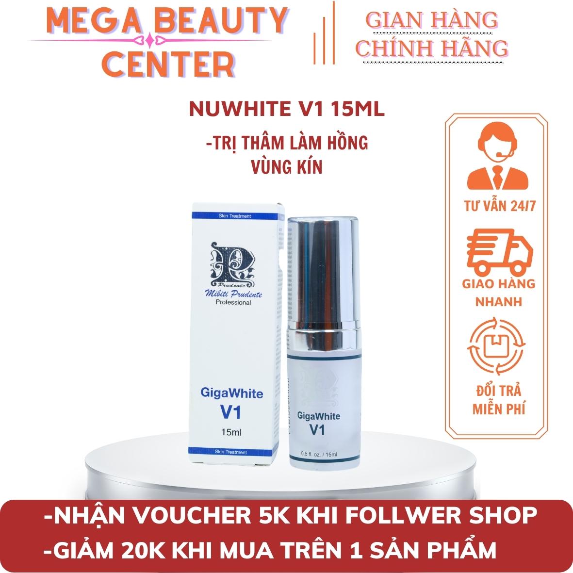 Kem trẻ hóa làm hồng vùng kín nuwhite v1 mibiti prudente 15ml chính hãng