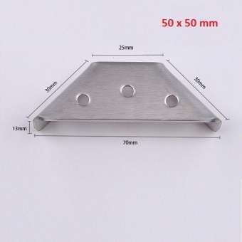 EKE INOX 90 ĐỘ COMBO 2 CÁI GẮN TƯỜNG KỆ ĐA NĂNG