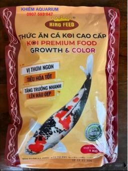 Thức ăn siêu đạm cho chép sư tử King Feed 45% đạm gói 1kg
