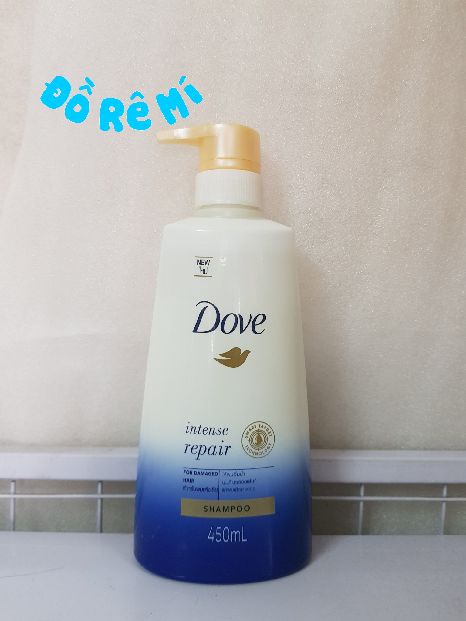 Combo 2 chai dầu gội Dove 450ml Thái