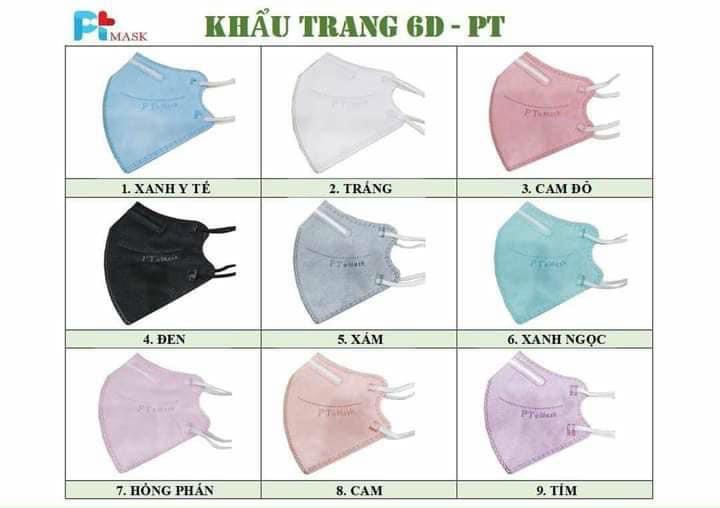 Thùng khẩu trang 6d pt 5 lớp kháng khuẩn 50 hộp