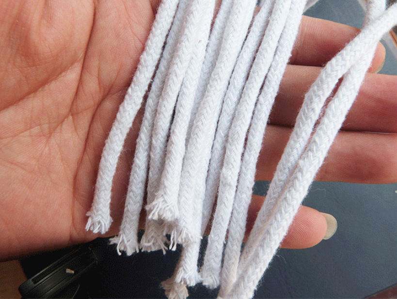 10 cái bấc đèn cồn , đèn dầu, bấc đốt đèn, sợi trắng thông dụng dùng cho các loại đèn dầu, đèn cồn thí nghiệm...