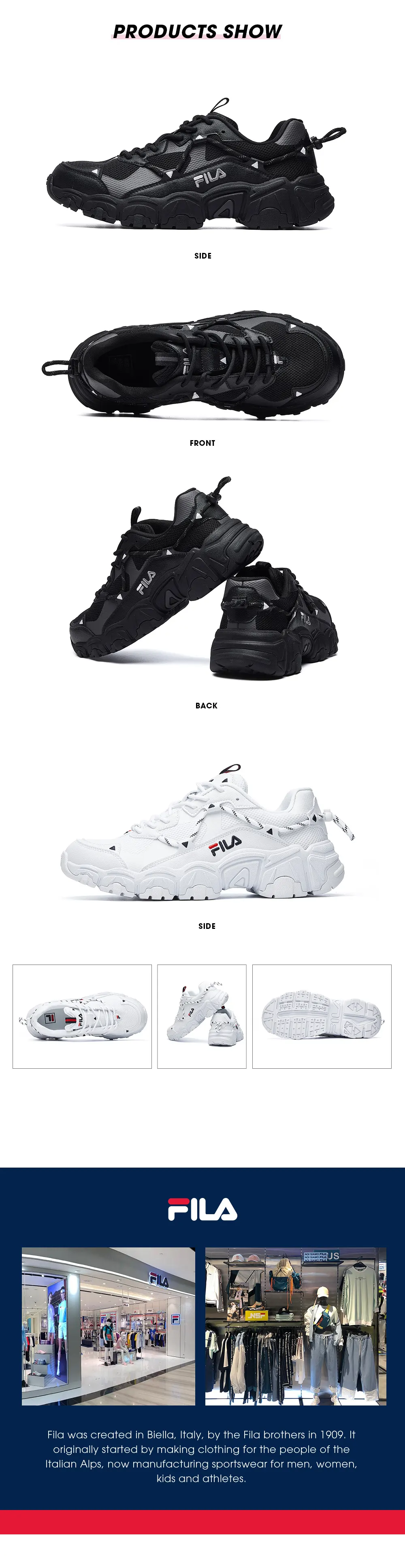 fila chunky sneakers womens
