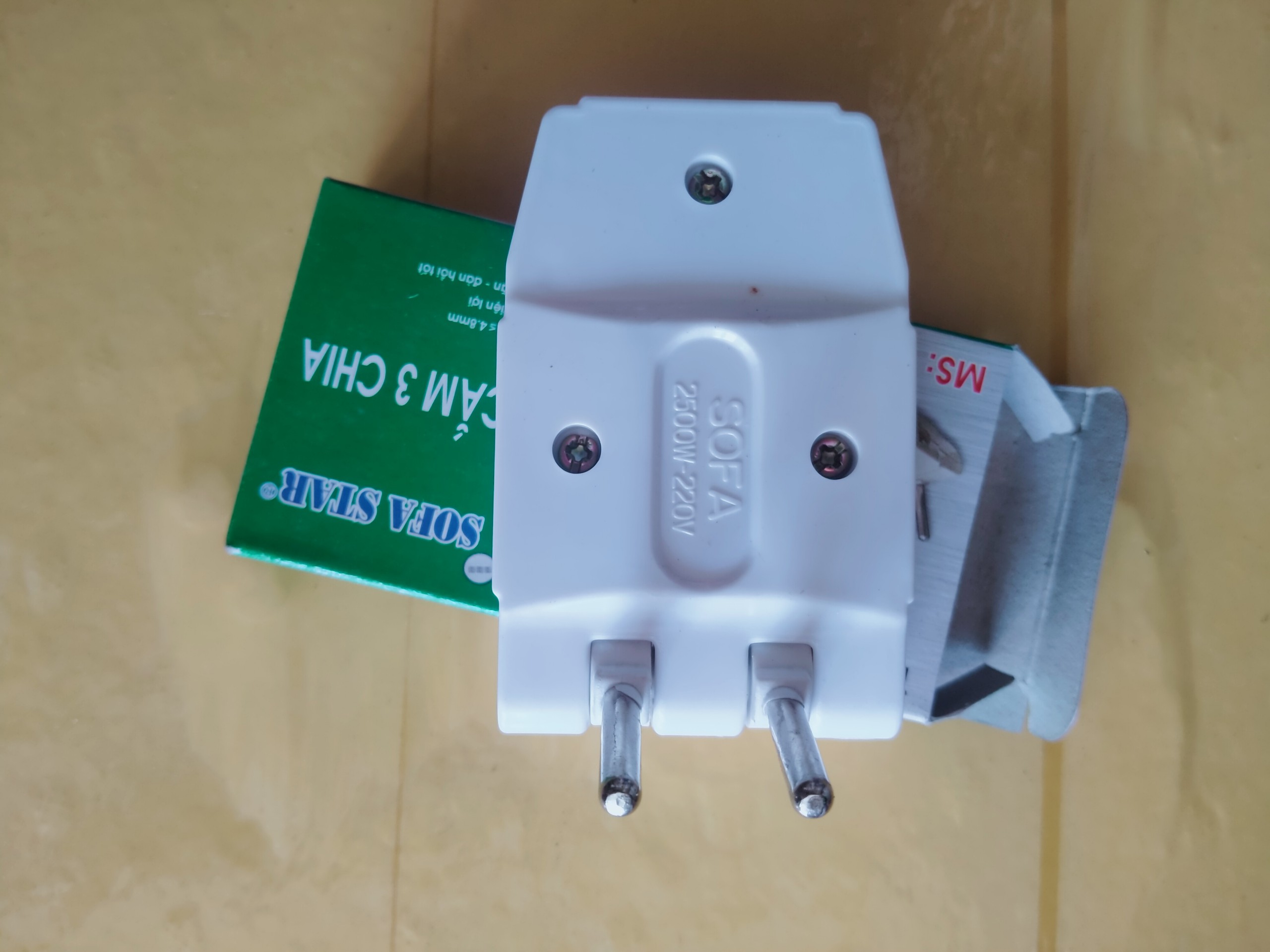 Chui cắm thông minh chia 3, ổ chia 3 thông minh, ổ cắm chia 3 - Hàng Việt Nam chất lượng cao