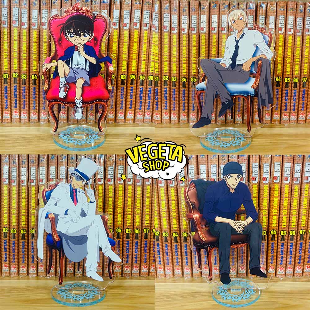 Mô Hình Tượng Standee Acrylic Mica 2 mặt - Conan Shinichi Kaito Kid Ran Akai Shuichi Amuro Toru Eri 