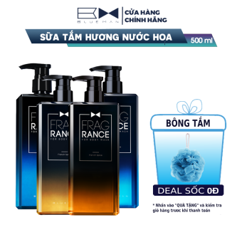 Sữa Tắm Nam BLUEMAN Hương Nước Hoa Thơm Cực Lâu Trên Da