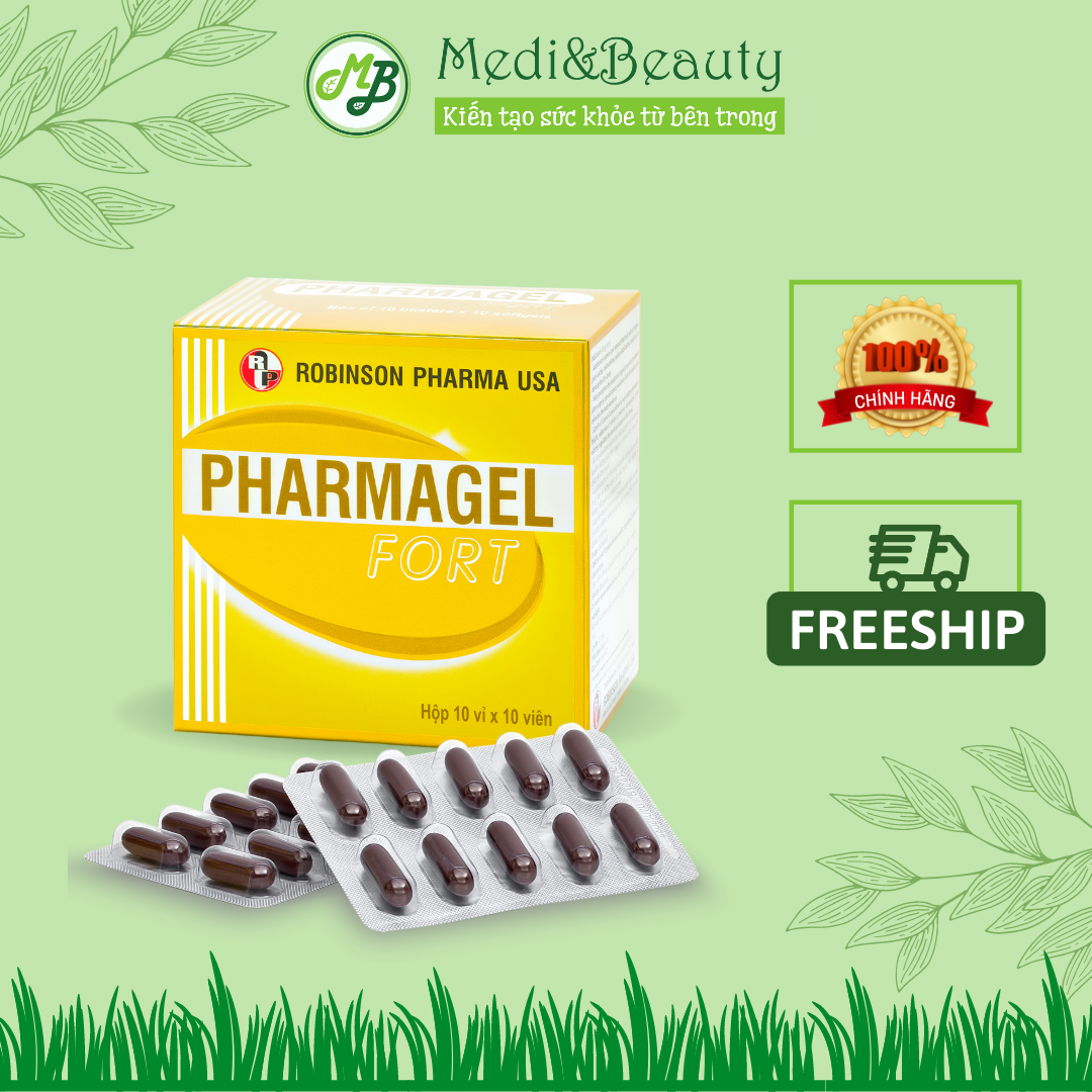 TPCN Bồi bổ sức khỏe bổ sung Multivitamin và khoáng chất PHARMEGEL FORT - Hộp 100v