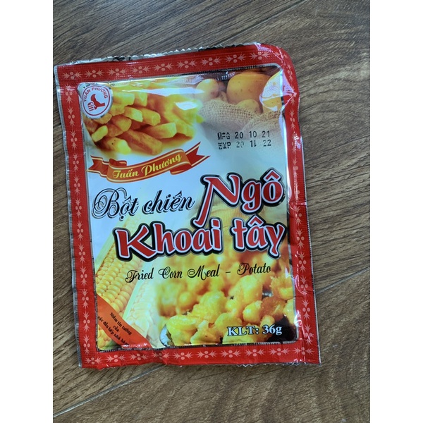 Bột chiên ngô khoai thơm giòn gói 36g