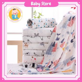 Khăn Tắm Aden Sợi Tre, Khăn Quấn Bé 2 lớp