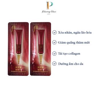 Kem Chống Nhăn Sâu Whoo Intensive Wrinkle Concentrate Kem Dưỡng Cao Cấp Chuyên Sâu Cho Da Nhăn Lão Hóa 1ml
