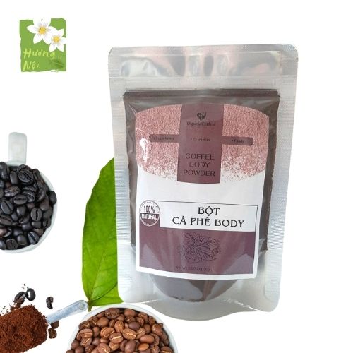 [HCM]Bột cà phê tẩy tế bào chết body Organic Herbs 100gr