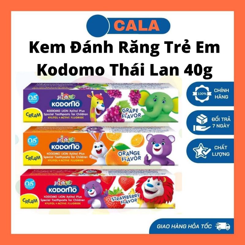 Kem đánh răng cho bé kodomo thái lan 40g
