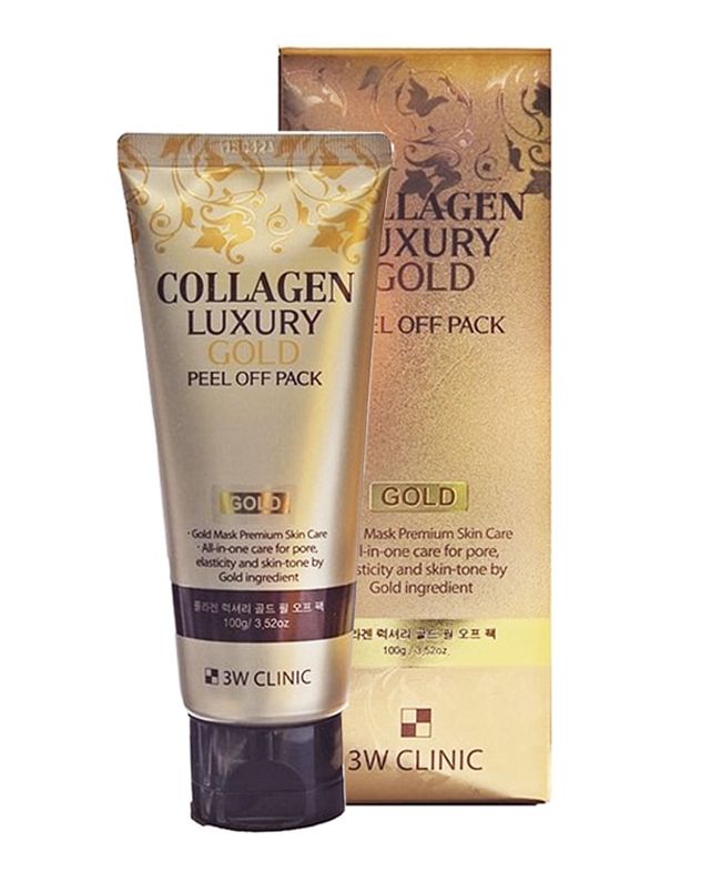 Mặt nạ lột tinh chất vàng 3w clinic collagen & luxury gold peel off pack 100g