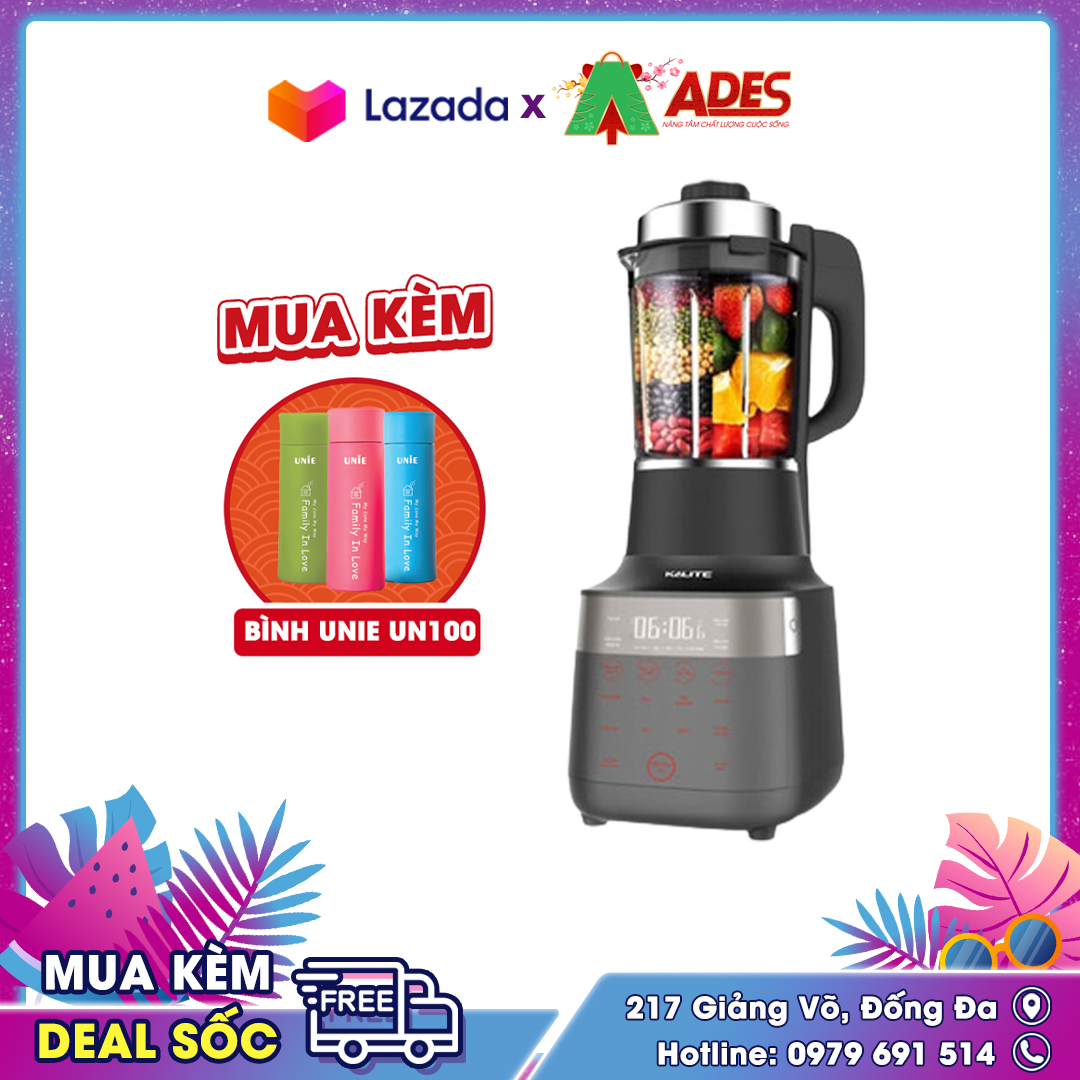 Máy làm sữa hạt đa năng Kalite KL950 1.75L - Công suất 2700W, Công nghệ cảm ứng chống trào | Bảo hành 12 tháng