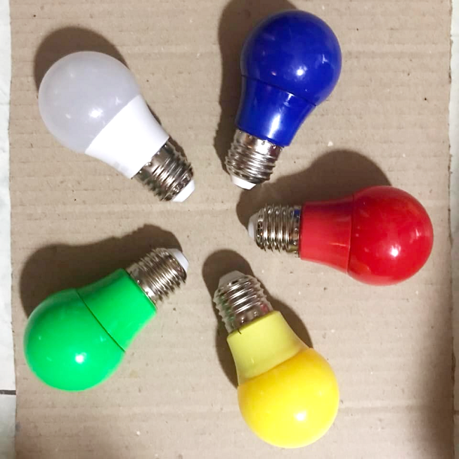 Combo 20 bóng đèn led trang trí nhiều màu sắc, công suất 3w , tiết kiệm điện