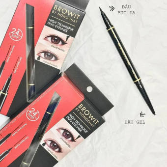 Kẻ mắt 2 đầu Browit Nongchat High Technique Duo Eyeliner 665