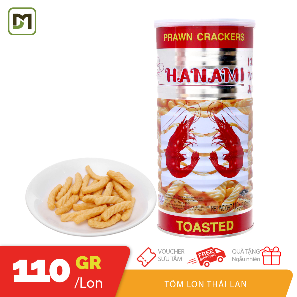 Snack tôm lon thái lan 110gr