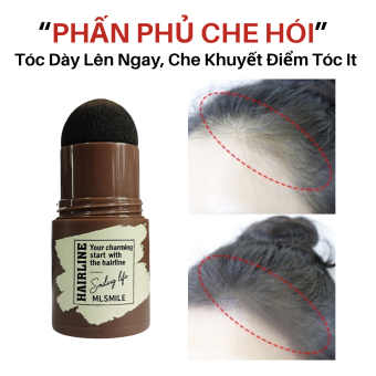 Phấn Che Khuyết Điểm Hói Đầu - Tóc Dày Lên Ngay, Che Khuyết Điểm Tóc It, hói đầu