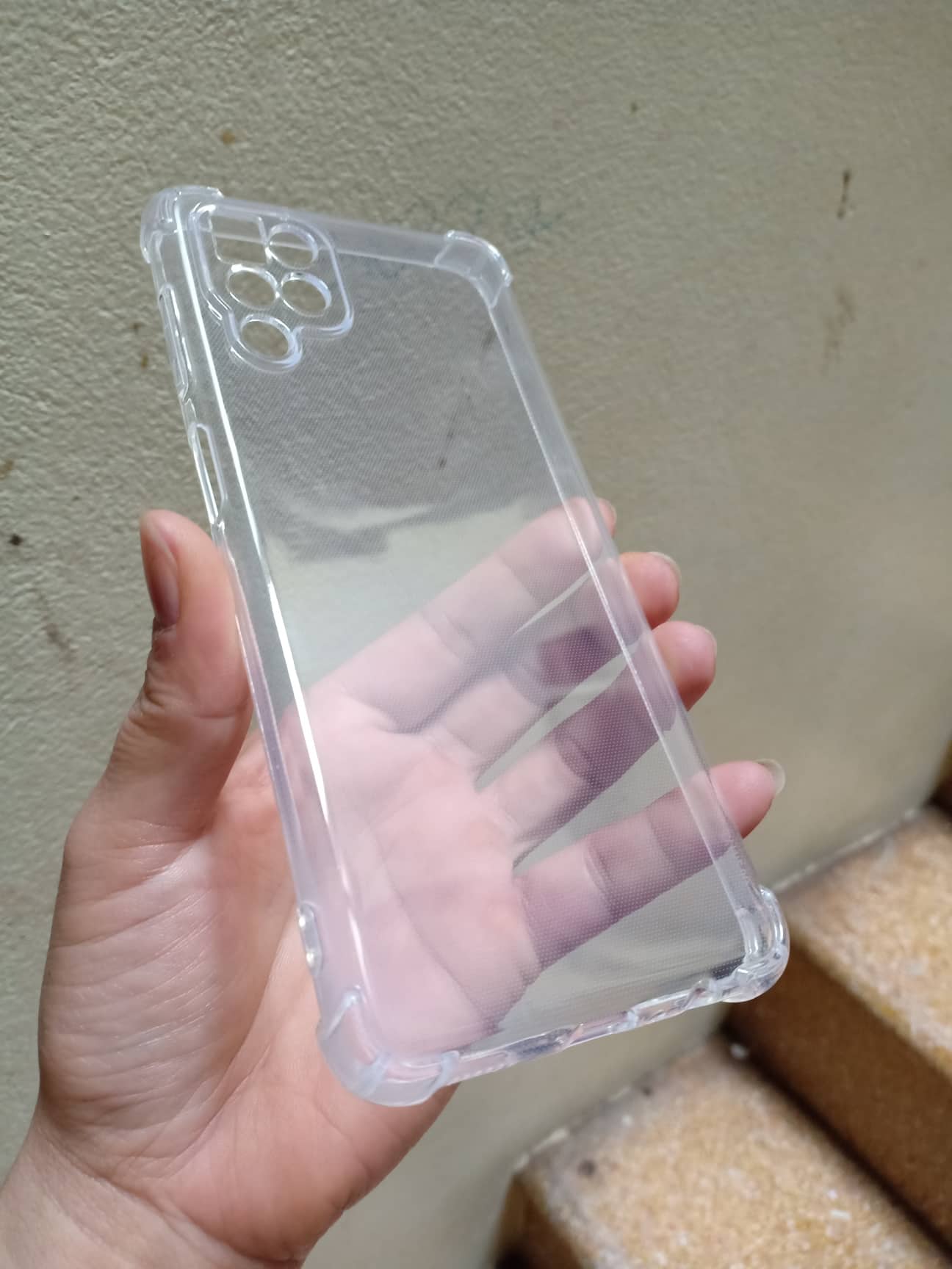 Ốp lưng Chống va đập SamSung Galaxy A12 Core dẻo chống sốc 4 góc"