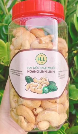 Hạt điều nguyên hạt sạch vỏ rang muối thơm ngon giòn béo, rang mới hàng ngày - Chuẩn xuất khẩu