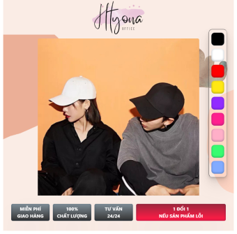 NÓN LƯỠI TRAI TRƠN NHIỀU MÀU, NÓN KẾT LƯỠI TRAI