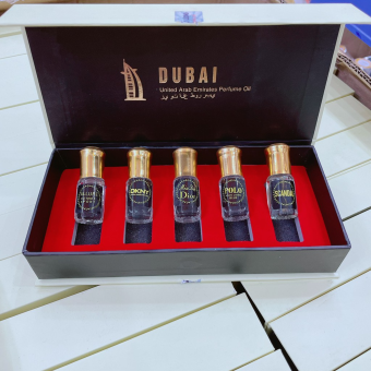 Tinh dầu nước hoa Dubai - set 5 chai thơm nhất HOT nhất hàng chính hãng